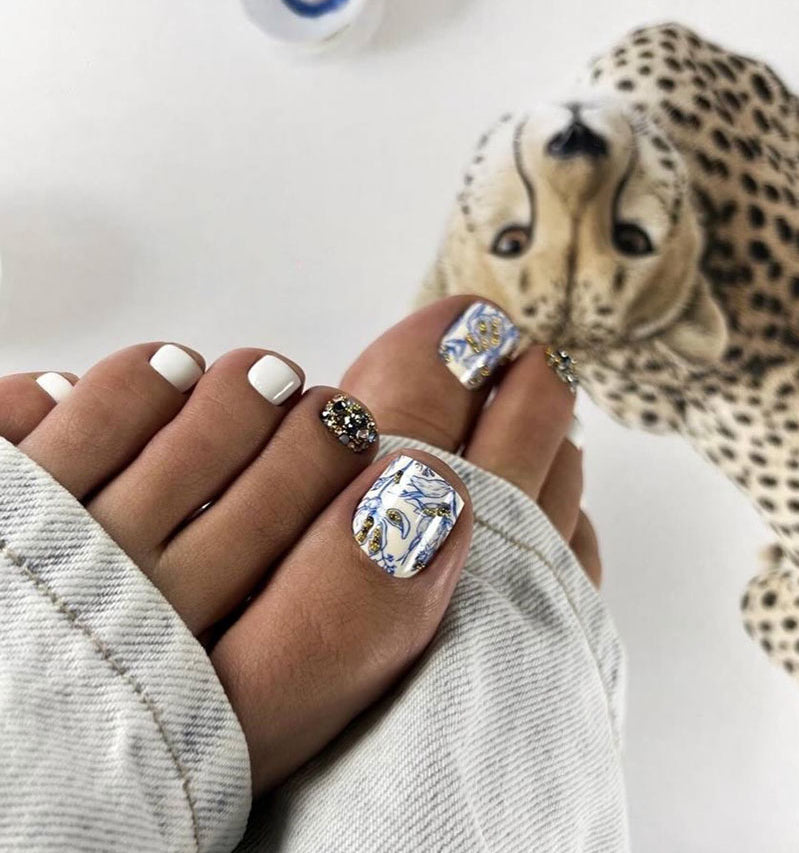 Nail Wraps for Big Toes