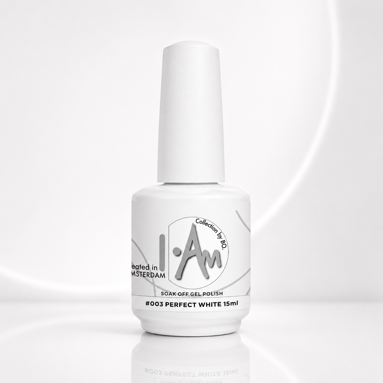I.Am by BO. Soak Off Gel Polish #003 Perfect White (15ml)