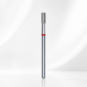 🎁 Diamond nail drill bit cylinder red EXPERT head diameter 2,5 mm / working part 6 mm (100% off)