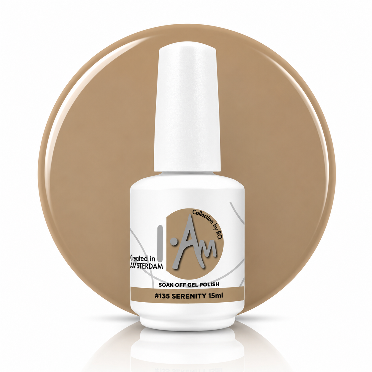 I.Am by BO. Soak Off Gel Polish #135 Serenity 15ml