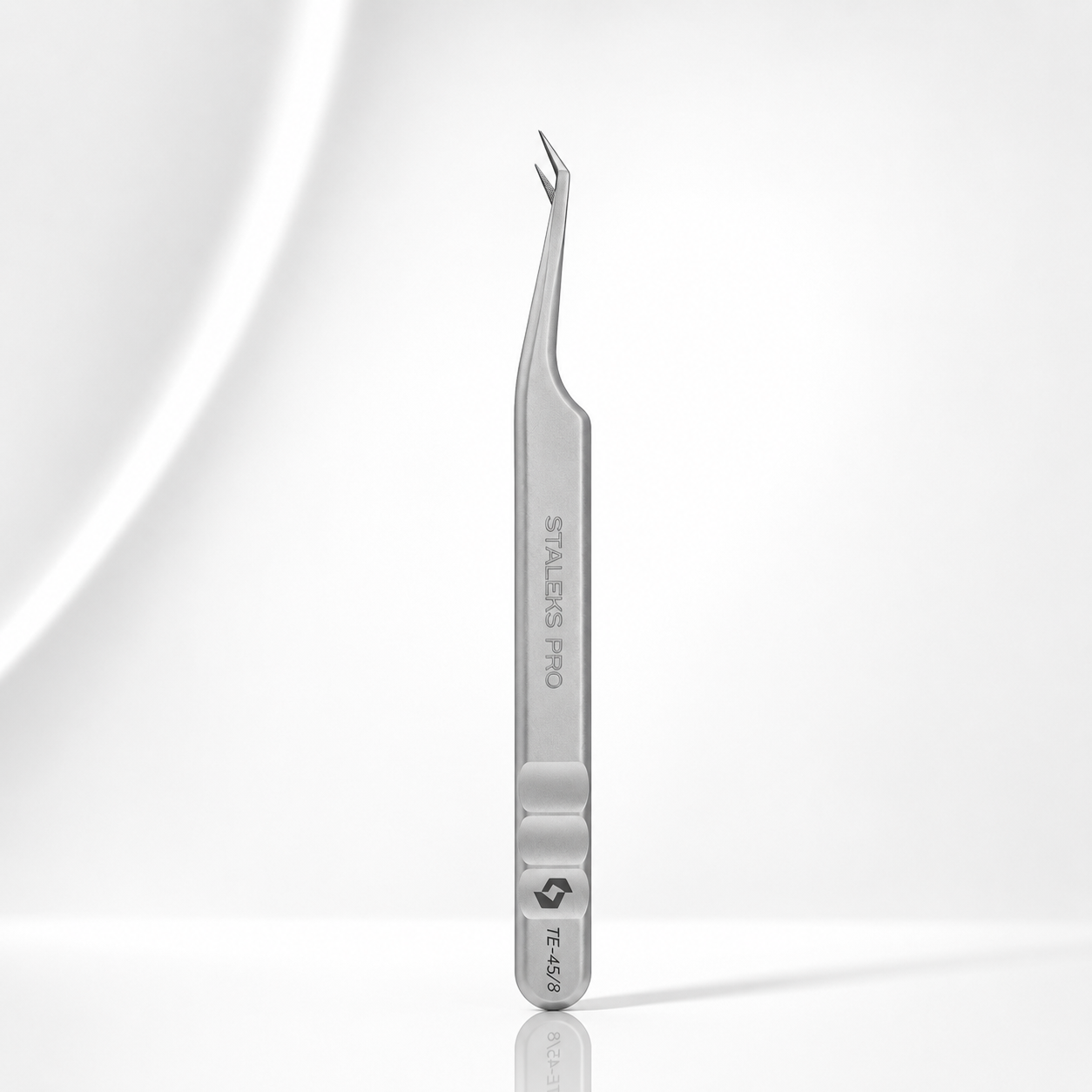 Professional Eyelash Tweezers with Fiber Tips EXPERT 45 TYPE 8
