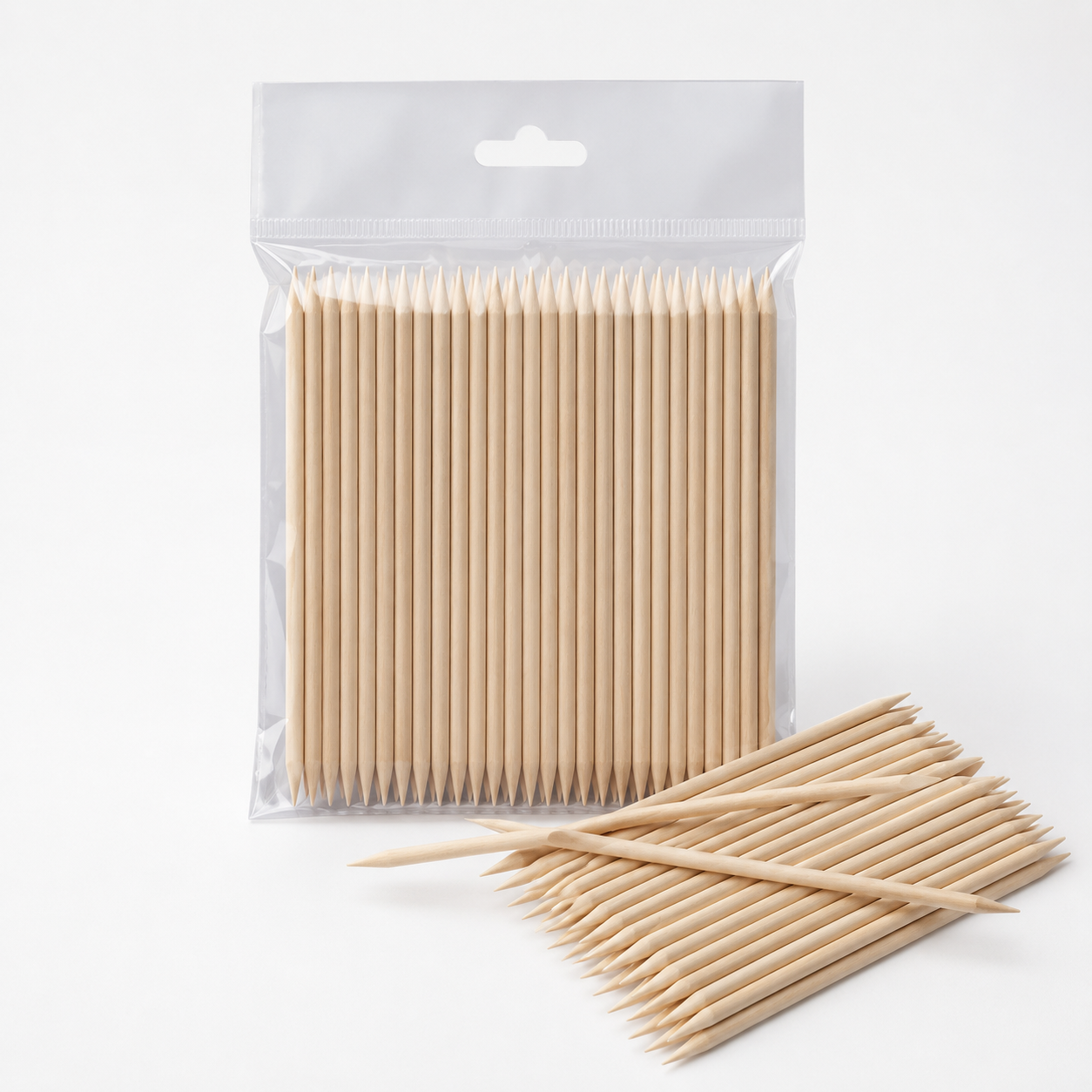 Orange stick EXPERT wooden 110 mm (100 pcs)