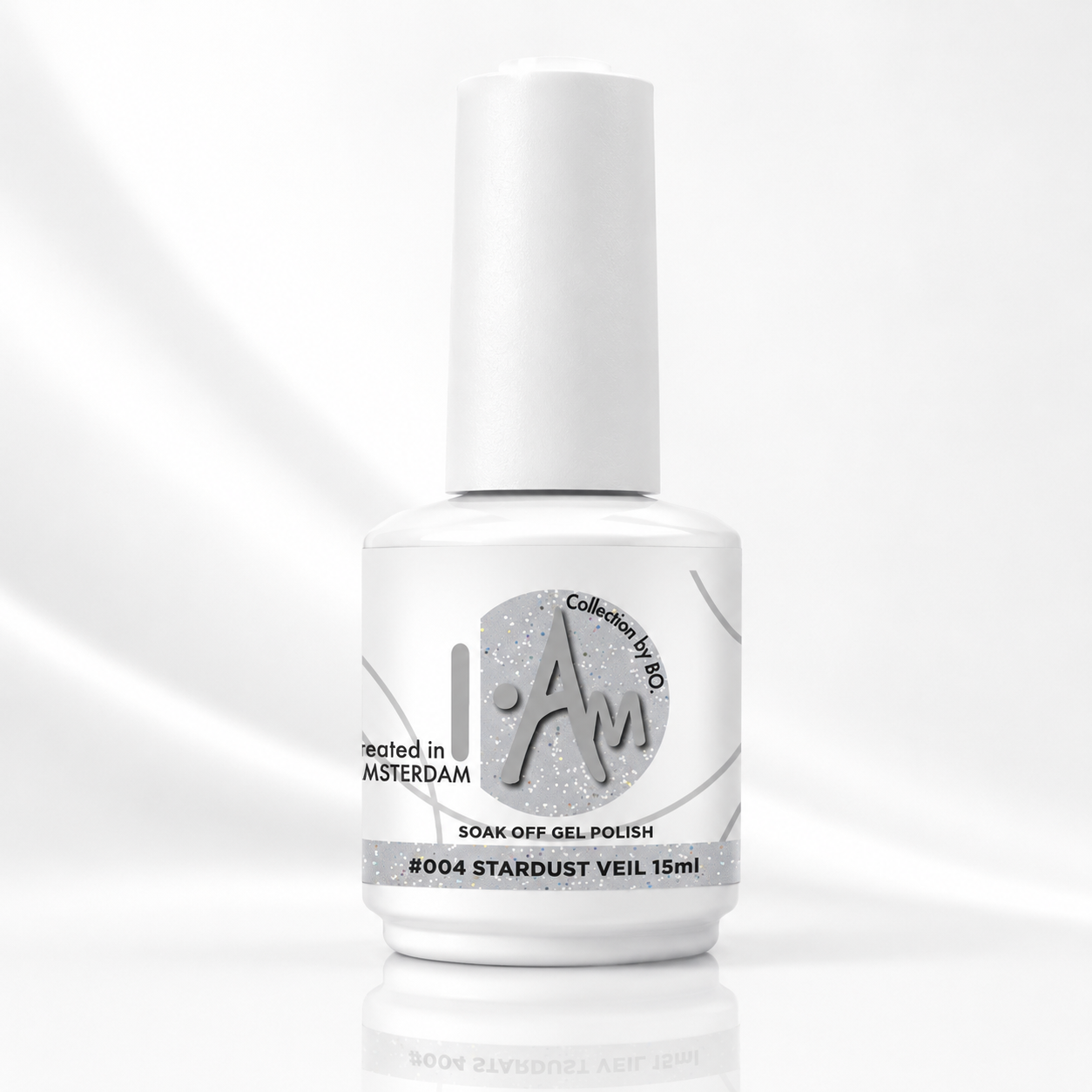 I.Am by BO. Soak Off Gel Polish #004 Stardust Veil 15ml