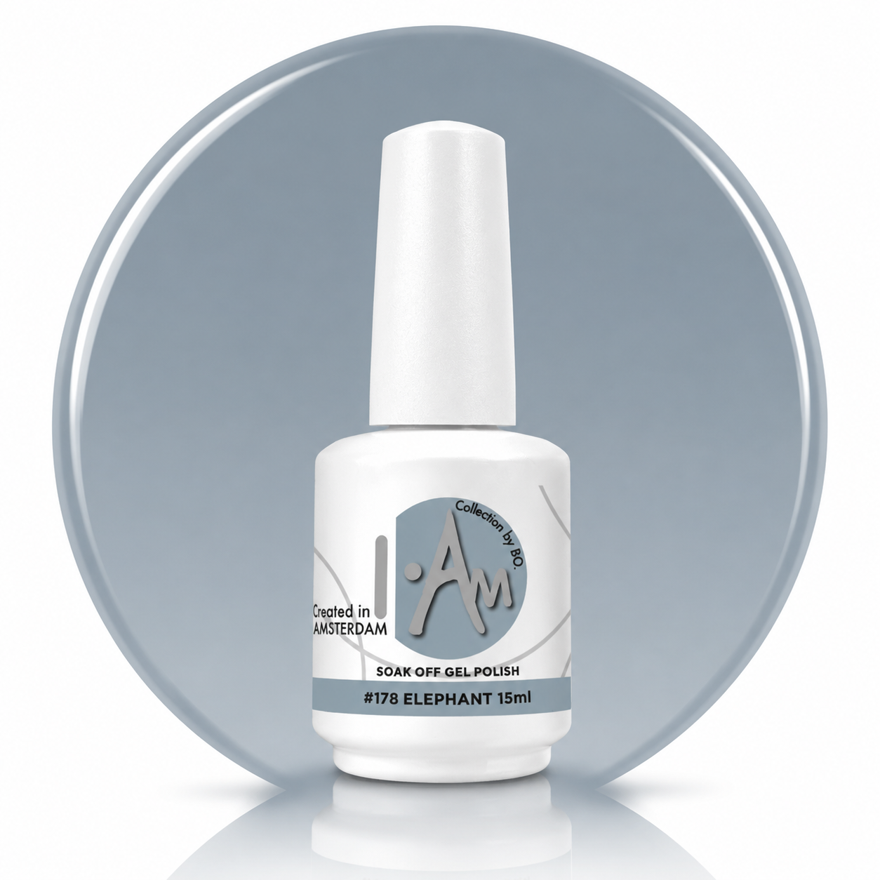I.Am By BO. Gel Polish  #178 – Elephant 15ml.