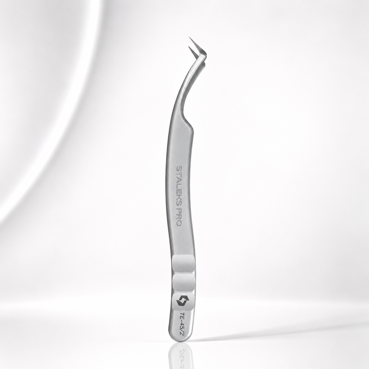 Professional Eyelash Tweezers with Fiber Tips EXPERT 45 TYPE 2