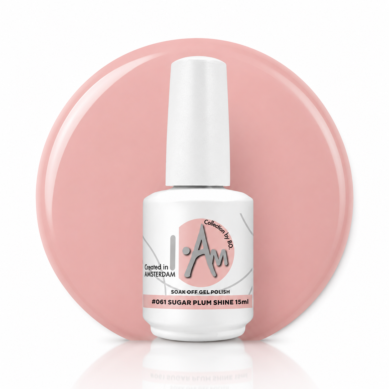I.Am by BO. Soak Off Gel Polish #061 Sugar Plum Shine 15ml