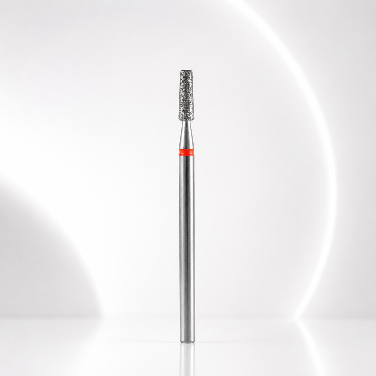 Diamond nail drill bit frustum red EXPERT head diameter 2,5 mm / working part 8 mm