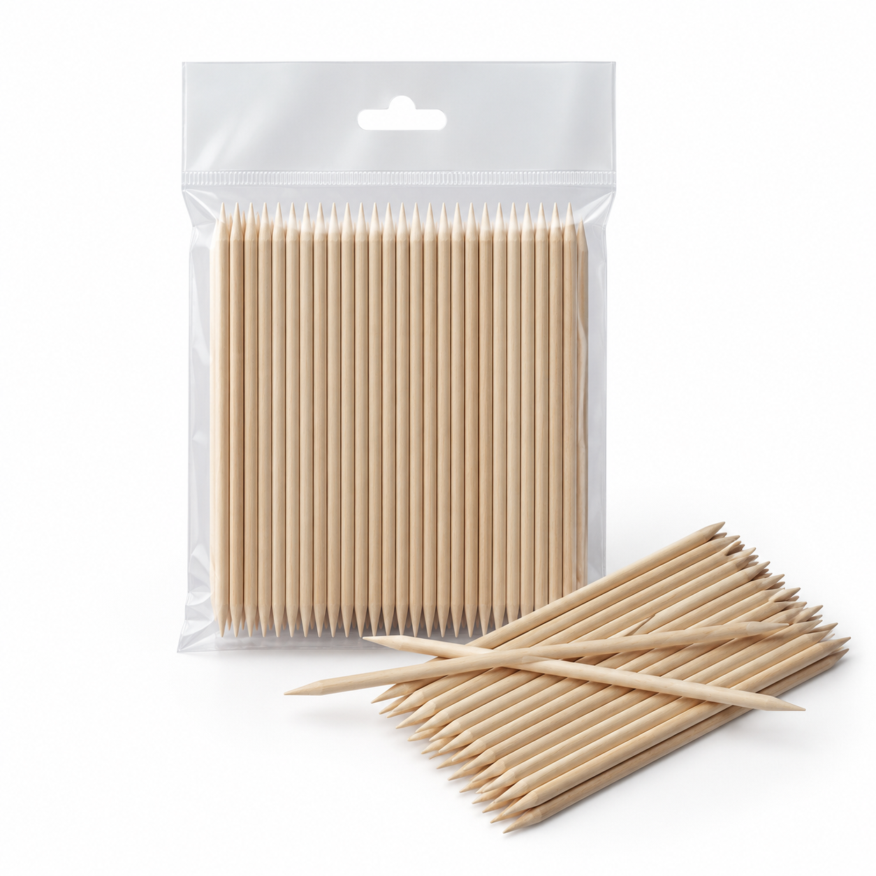 Orange stick EXPERT wooden 150 mm (100 pcs)