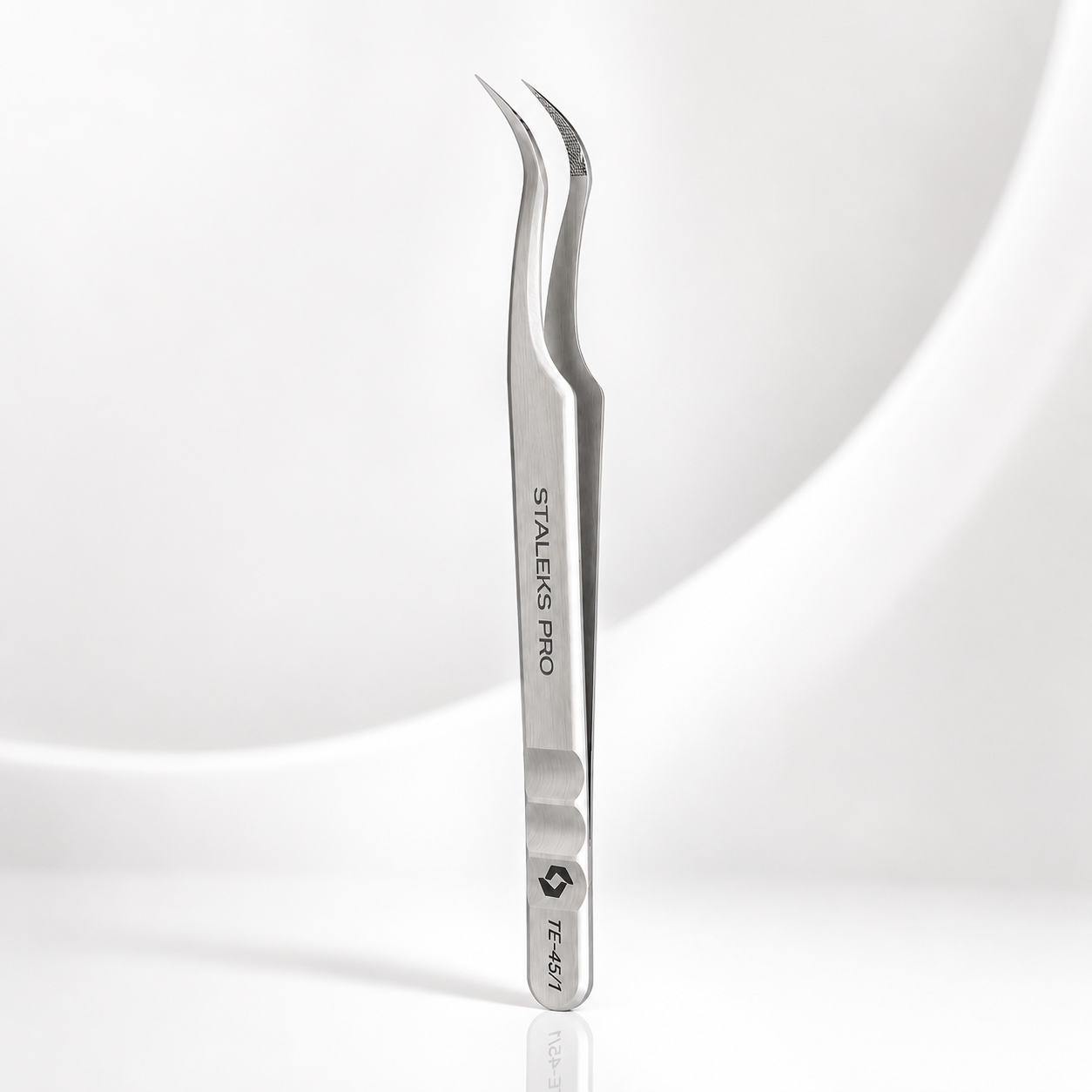 Professional Eyelash Tweezers with Fiber Tips EXPERT 45 TYPE 1