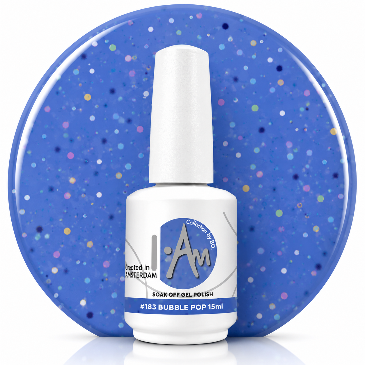 I.Am By BO. Gel Polish –  #183 – Bubble Pop 15ml.