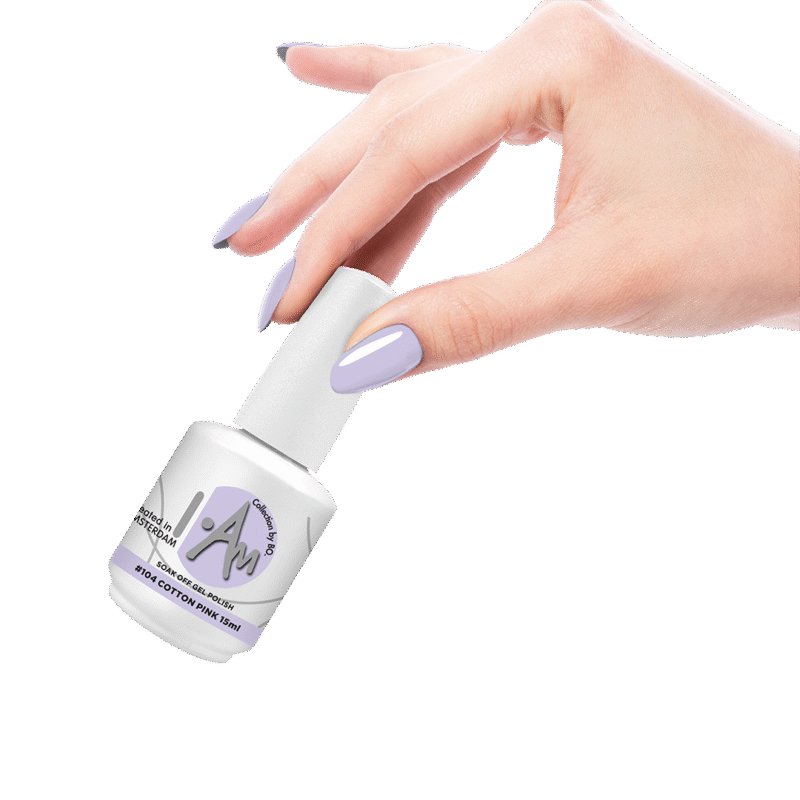 I.Am by BO. Soak Off Gel Polish #104 Cotton Pink 15ml