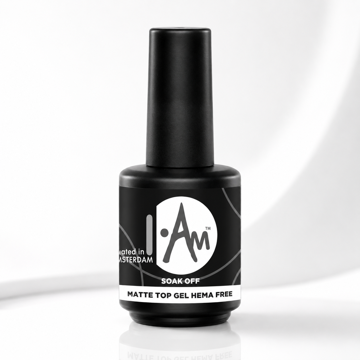 I.Am Soak Off Matte Top Gel Hema Free  15ml