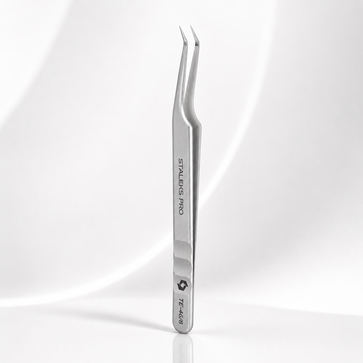 Professional Eyelash Tweezers with Fiber Tips EXPERT 45 TYPE 8