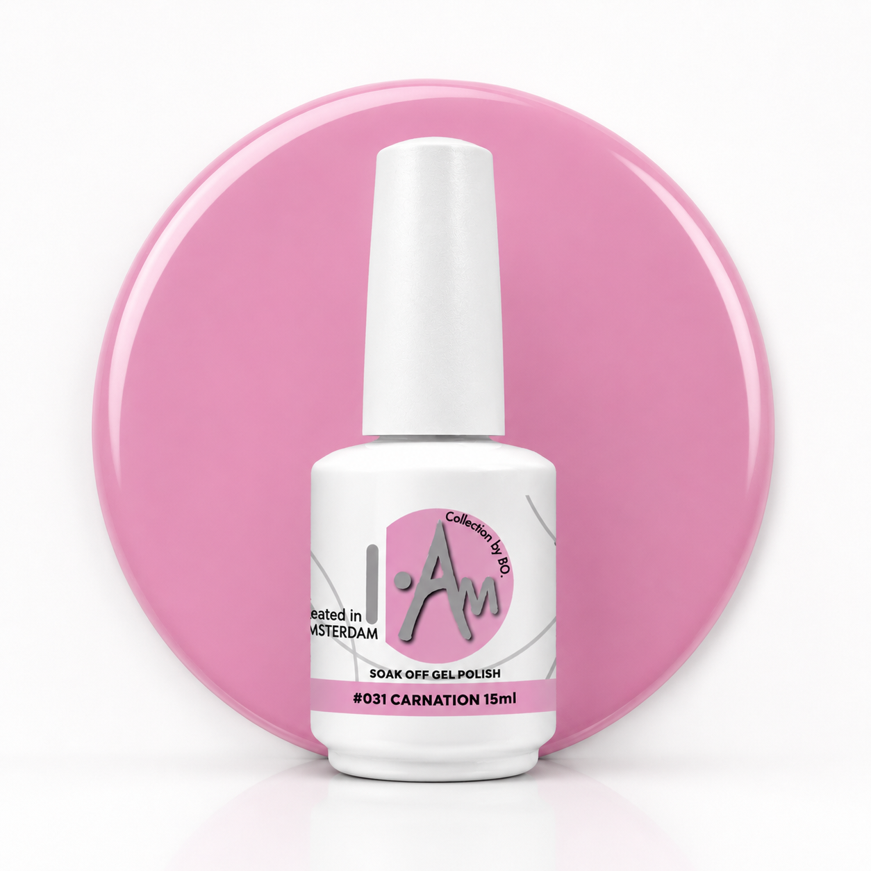 I.Am by BO. Soak Off Gel Polish #031 Carnation 15ml