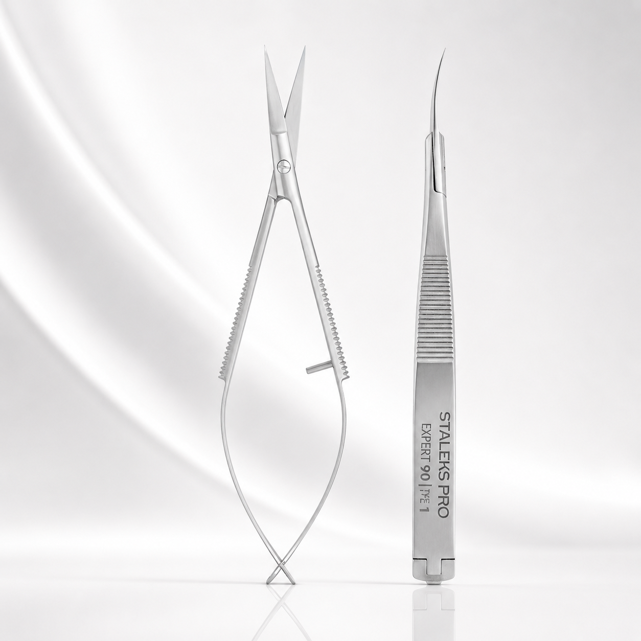 Professional cuticle micro scissors EXPERT 90 TYPE 1