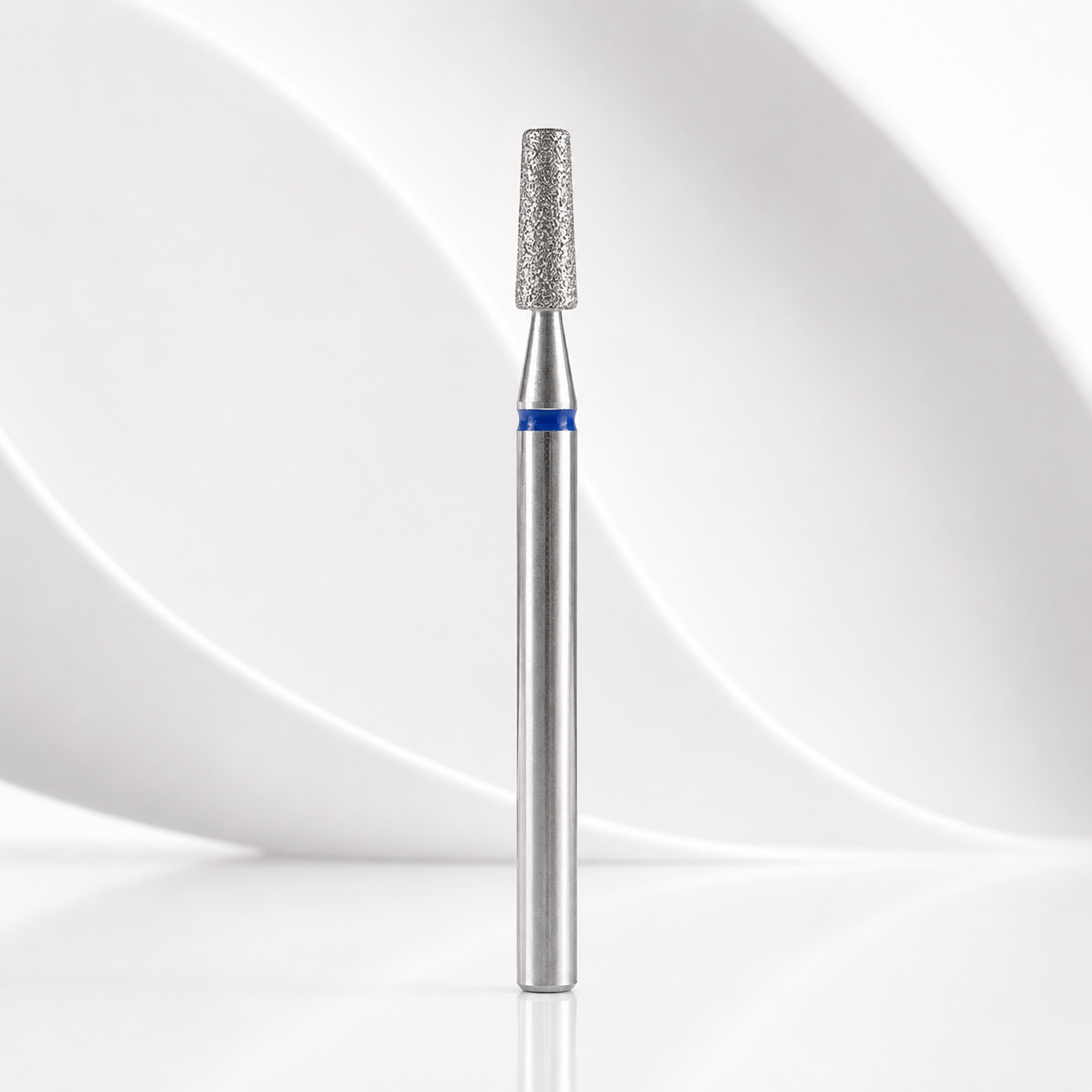 Diamond nail drill bit frustum blue EXPERT head diameter 2,5 mm / working part 8 mm