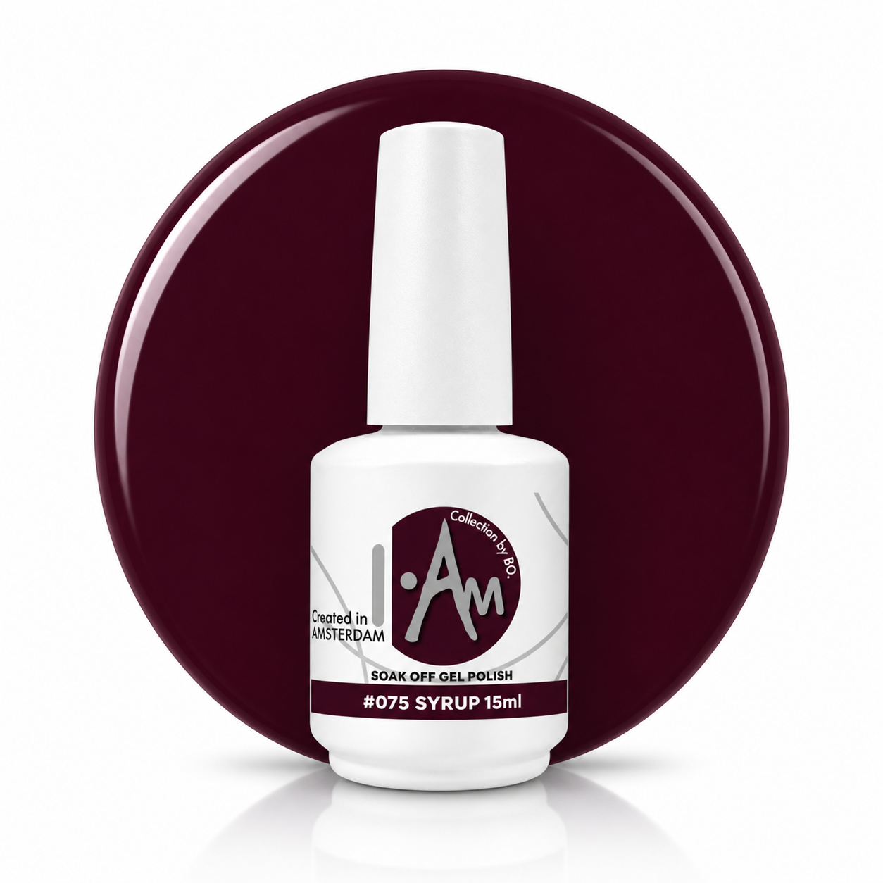 I.Am by BO. Soak Off Gel Polish #075 Syrup 15ml