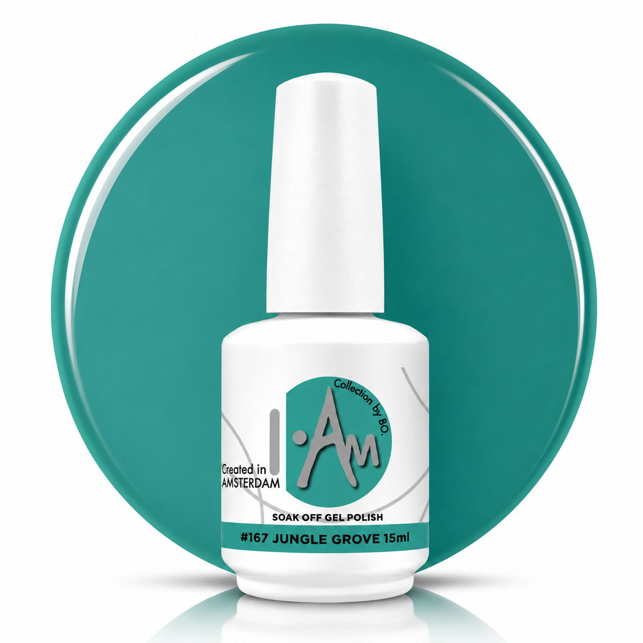 I.Am by BO. Soak Off Gel Polish #167 Jungle Grove 15ml