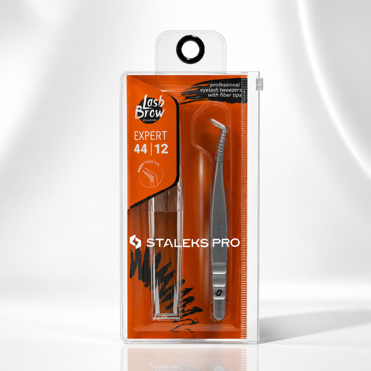 Professional Eyelash Tweezers with Fiber Tips EXPERT 44 TYPE 12