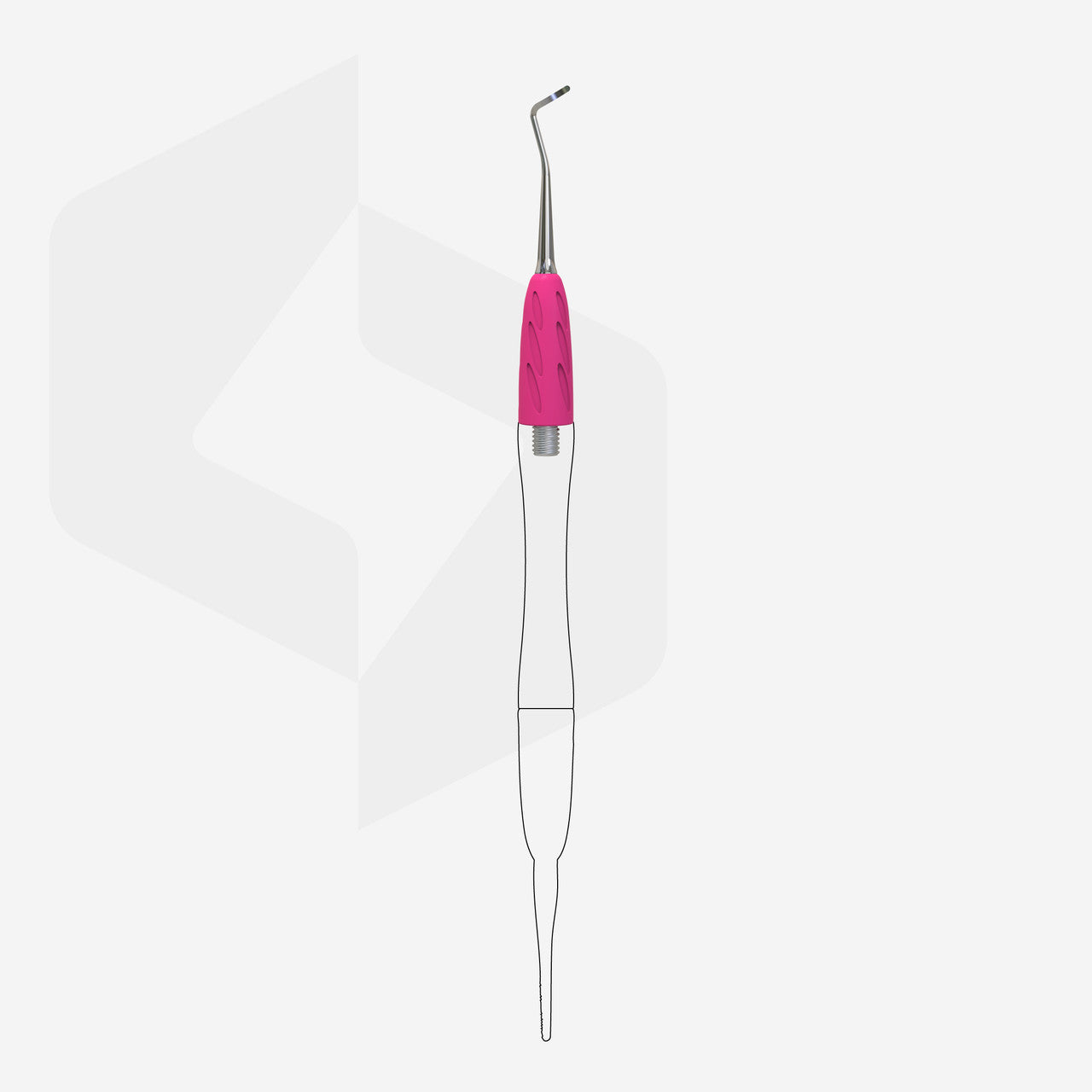 Working part of the pusher Combo UNIQ 31 curette (bend to the left)