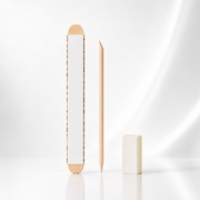 STALEKS Disposable set EXPERT 30 (papmAm Mix on a wooden base 100/180 grit, buff 180/240 grit, orange stick 110 mm)