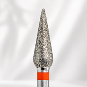 Kmiz diamond red pear shaped nail bit  4mm