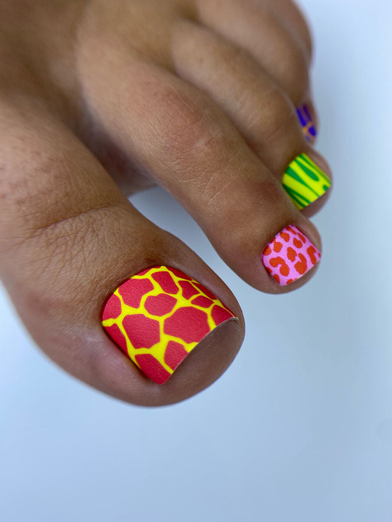 Pedicure Multicolored Mix. Nail wrap WR-709 - image 3
