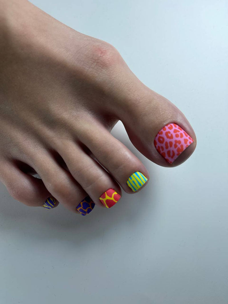 Pedicure Multicolored Mix. Nail wrap WR-709 - image 6