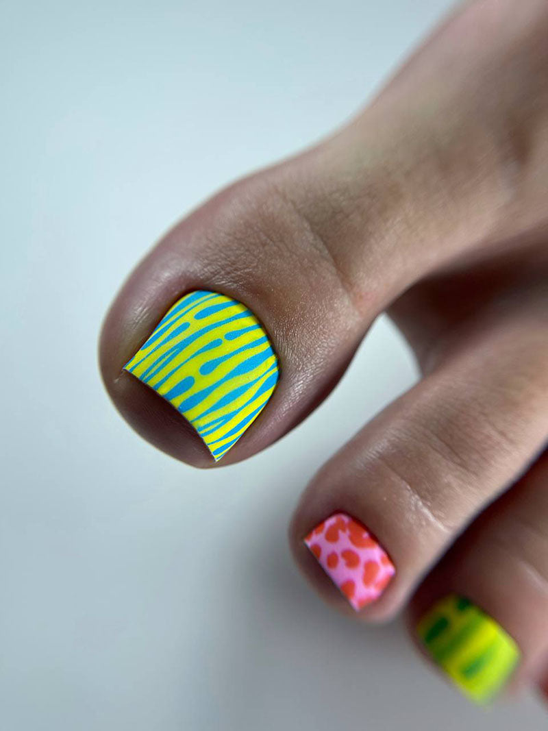 Pedicure Multicolored Mix. Nail wrap WR-709 - image 7
