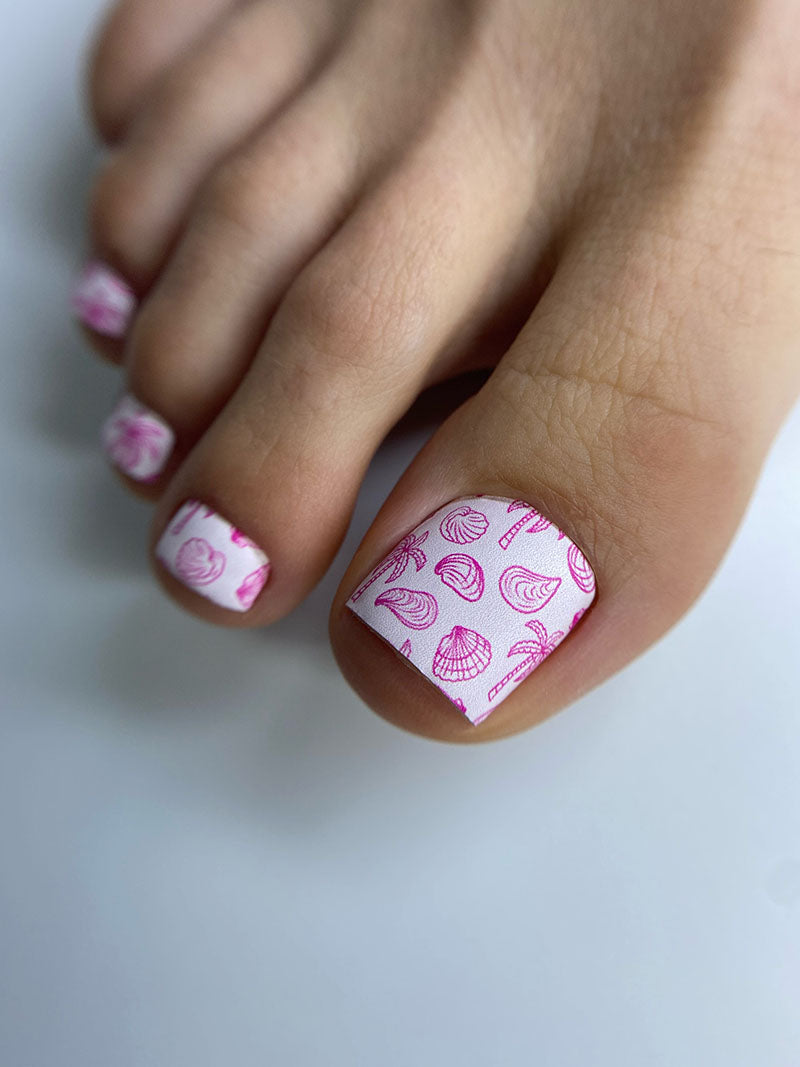 Pedicure Palm Shells. Nail wrap WR-762 - image 2