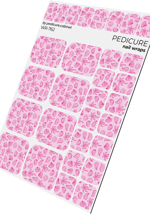 Pedicure Palm Shells. Nail wrap WR-762 - image 3