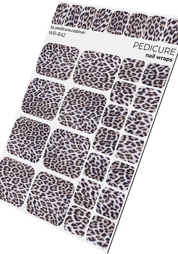 Pedicure Leo. Small delicate. Nail wrap WR-842 - image 5